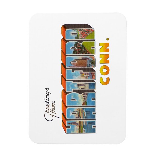 Hartford CT Magnet (Vertical)