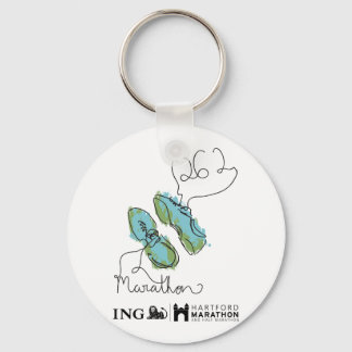 Hartford Marathon: Shoes Key Ring