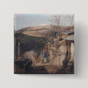 Hartmanswillerkopf, View from Roche-Sermet, 1915 15 Cm Square Badge