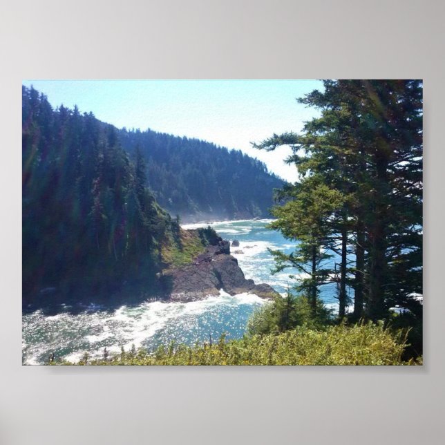 Hart's Cove, Oregon Coast Poster (Front)