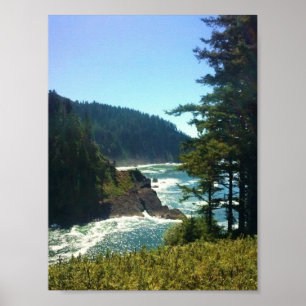 Hart's Cove, Oregon Coast Poster