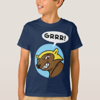 Harts Pass "GRRR!" Tee: Blue