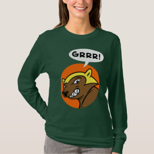 Harts Pass "GRRR!" Tee: Orange T-Shirt
