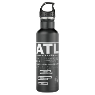 Hartsfield Jackson Atlanta Int'l Airport ATL 710 Ml Water Bottle