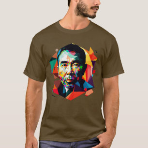 Haruki Murakami Retro Fan Art Design T-Shirt