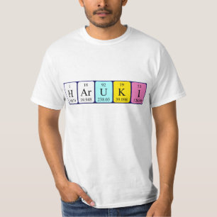 Haruki periodic table name shirt