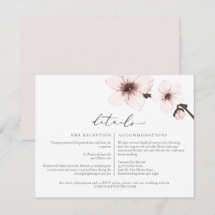 HARUMI Elegant Sakura Cherry Blossom Details Card