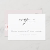 HARUMI Elegant Sakura Cherry Blossom Postcard RSVP