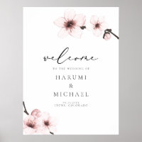 HARUMI Sakura Cherry Blossom Wedding Welcome