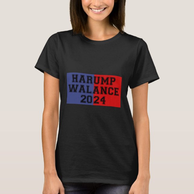 Harump Walance 2024 Shirt Harris Trump Wheimer Van (Front)