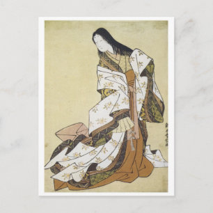 Harunobu Poetess Ono No Komachi 1764 Art Prints Postcard