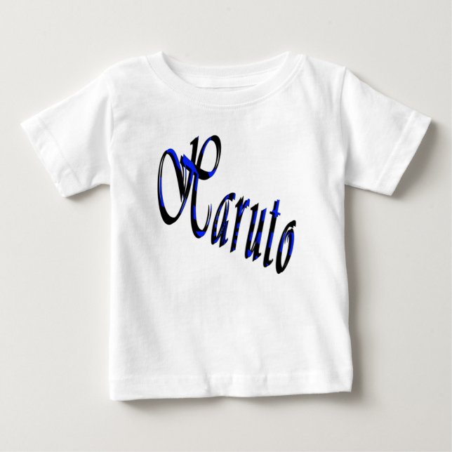 Haruto, Name, Logo, Baby's White T-shirt (Front)