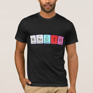 Haruto periodic table name shirt