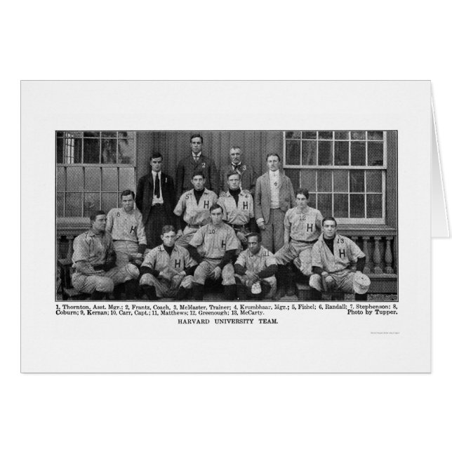 Harvard Baseball Team 1904 (Front Horizontal)