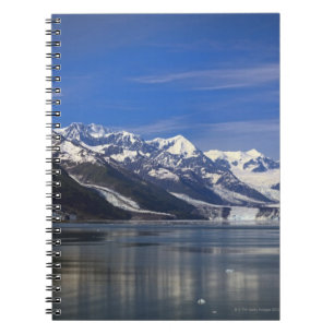 Harvard Glacier in College Fjord, Alaska Spiral Notebook