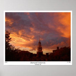 Harvard University, 2004, by J.L. Pegg Poster