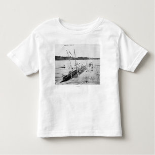 Harvard University Rowing Crew Team Photograph Toddler T-Shirt