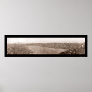 Harvard Yale Football Photo 1908 Poster