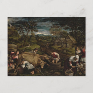 Harvest, , 1576 postcard