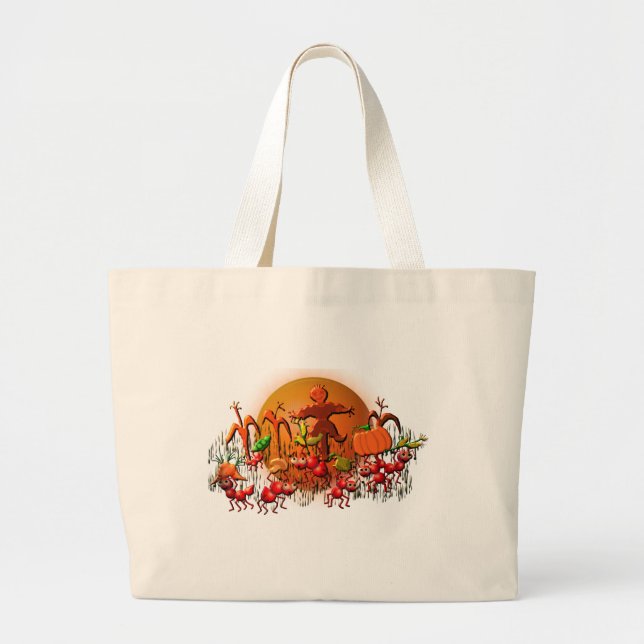 harvest ants large tote bag (Front)