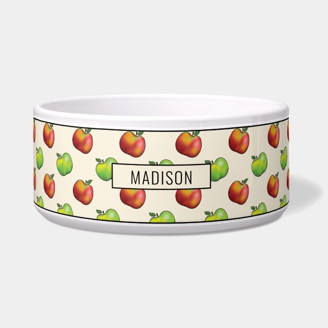 Harvest Autumn Apple Fruits Red And Green Pattern (Front)