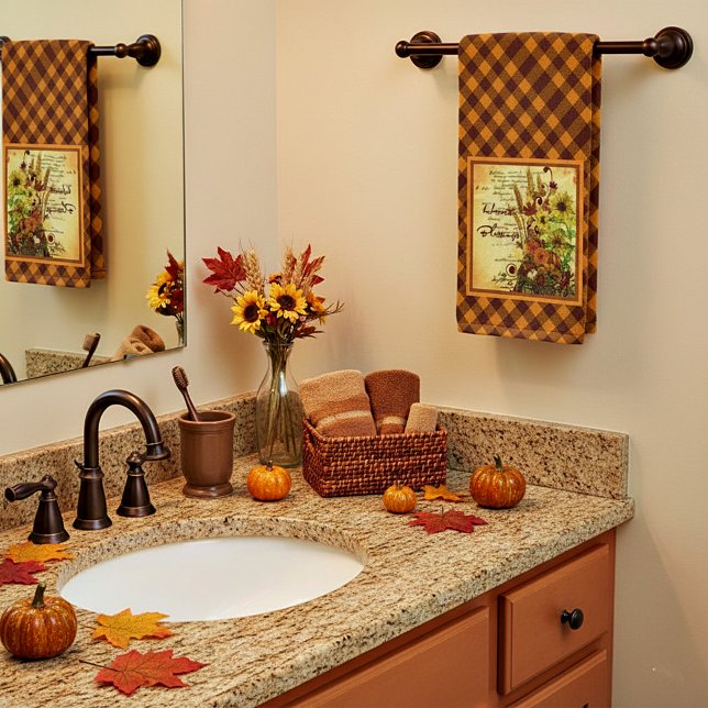 Harvest blessings hand towel (Creator Uploaded)