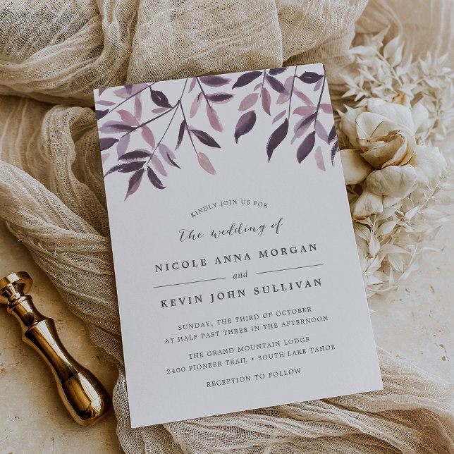 Harvest Blush Wedding Invitation (Creator Uploaded)