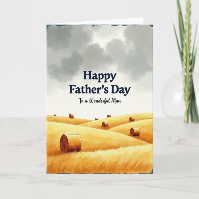 Harvest Bundles Fathers Day Card (Front)