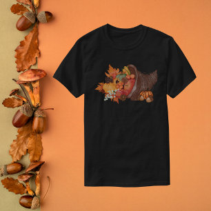 Harvest Cornucopia Watercolor T-Shirt