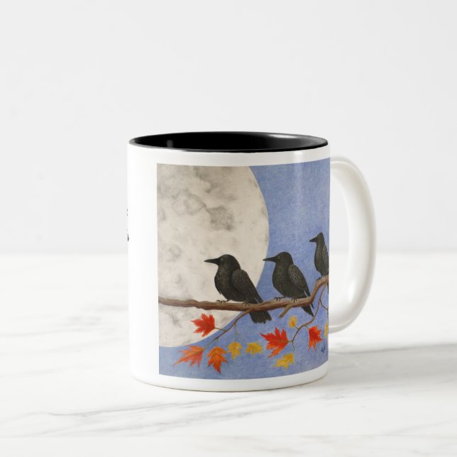 Harvest Crows Mug (Front Right)