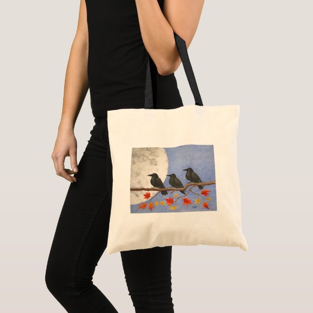 Harvest Crows Tote Bag (Front (Product))