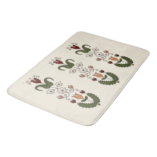 Harvest Dance Bath Mat (Angled)