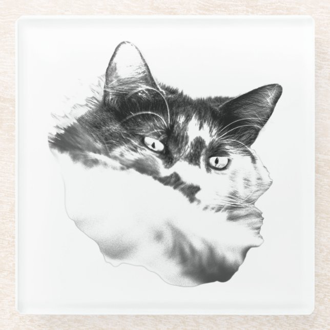 Harvest Eyes Glass Coaster (Front)