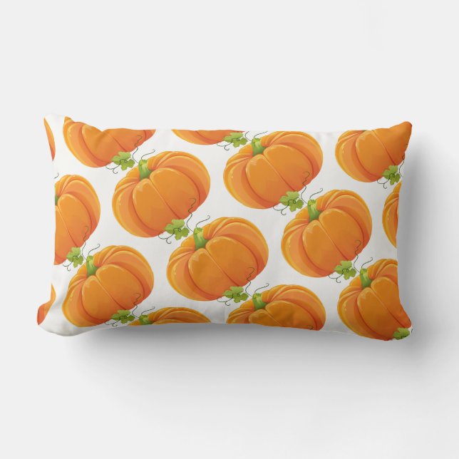 Harvest Fall Pumpkin Pillow (Front)