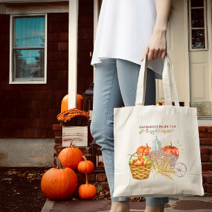 Harvest Farm Autumn Vibes Customise Tote Bag