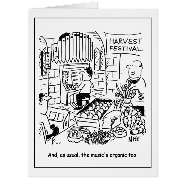 Harvest Festival Church Service with Church Organ (Front)