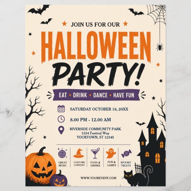 Harvest Festival Flyer (Front)