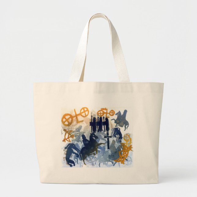 Harvest FEstival Large Tote Bag (Front)