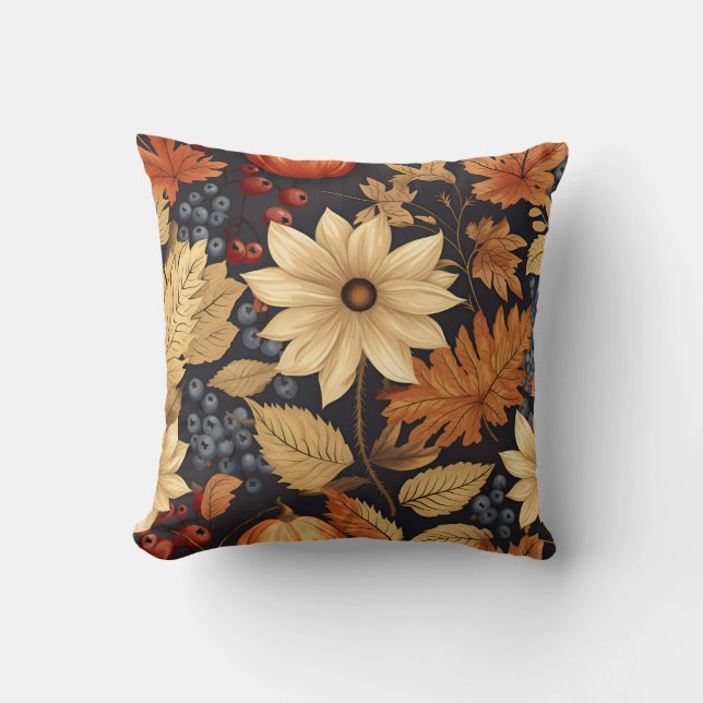 Harvest Floral Symphony Cushion (Front)