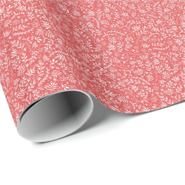 Harvest Flowers Wrapping Paper (Roll Corner)