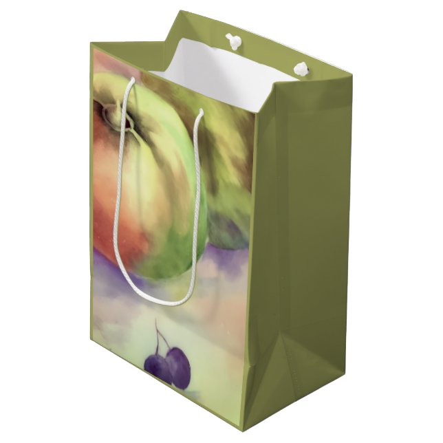 Harvest Fruit Gift Bag | Apples & Pears (Front Angled)