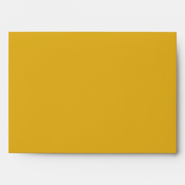 Harvest Gold Return Address Envelope for 5"x7" (Front)