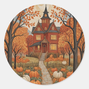 Harvest Haunt Classic Round Sticker