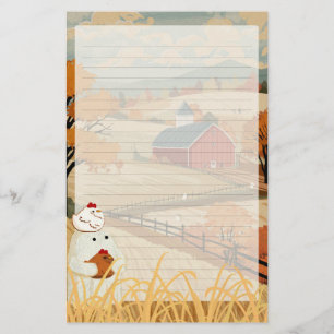 Harvest Home - Cute Ghost Lined Writing Paper