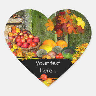 Harvest Home ~ Heart Sticker