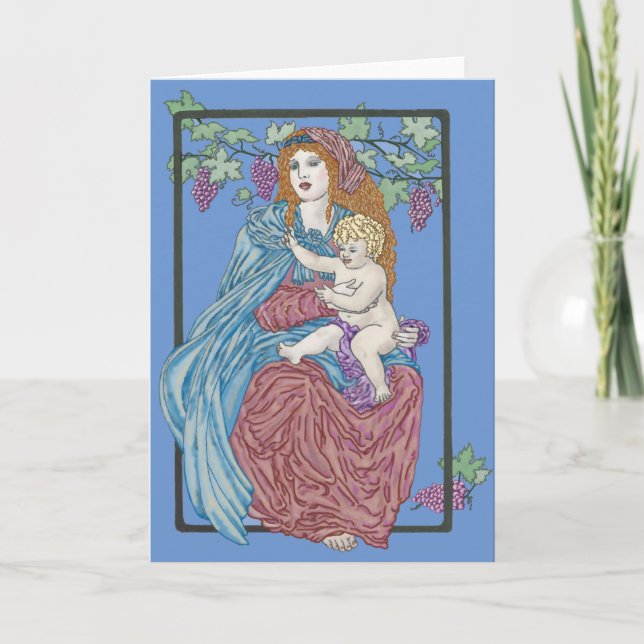 Harvest Madonna Holiday Card (Front)