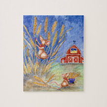 "Harvest Mice" 110-Piece Jigsaw Puzzle