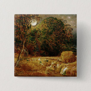 Harvest Moon 15 Cm Square Badge