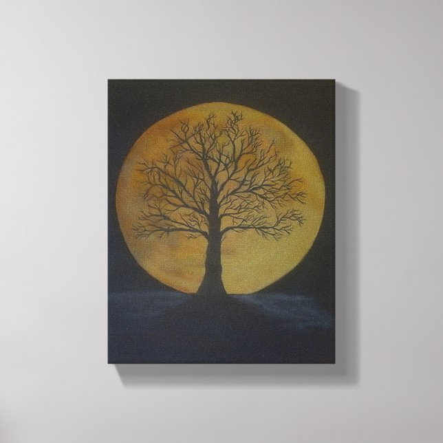 Harvest Moon Canvas Print (Front)