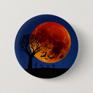 Harvest Moon Halloween 6 Cm Round Badge